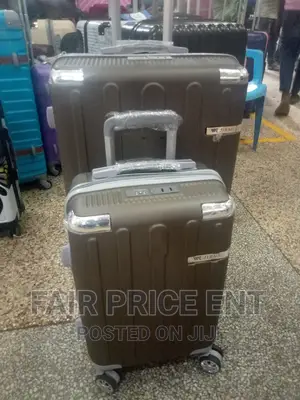 Vip Executive Plastic Suitcase.Large.( Brown)