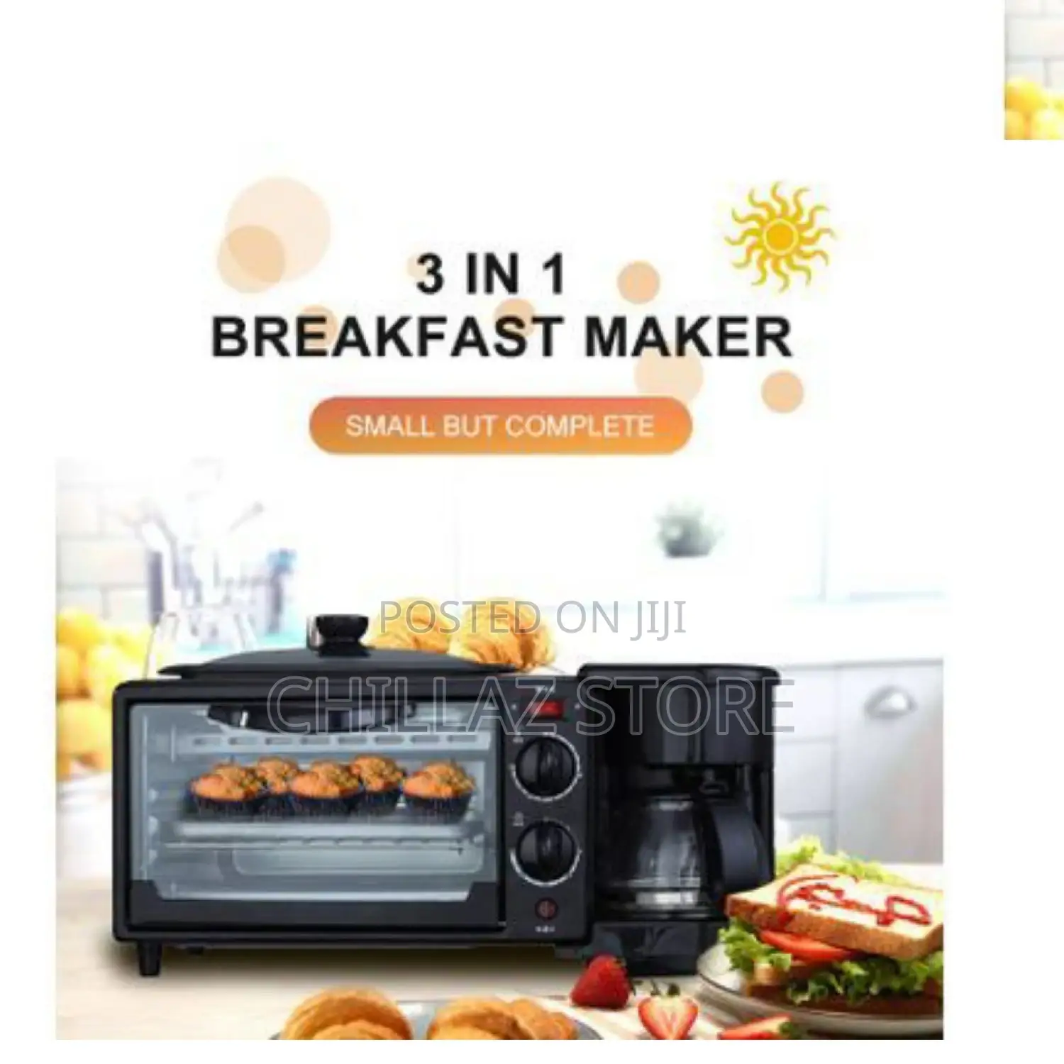Saachi 3in1 Breakfast Maker Machine.