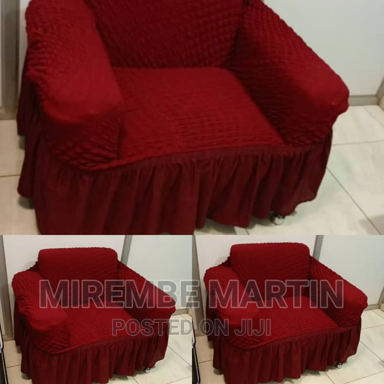 Home Red Sofa Cover