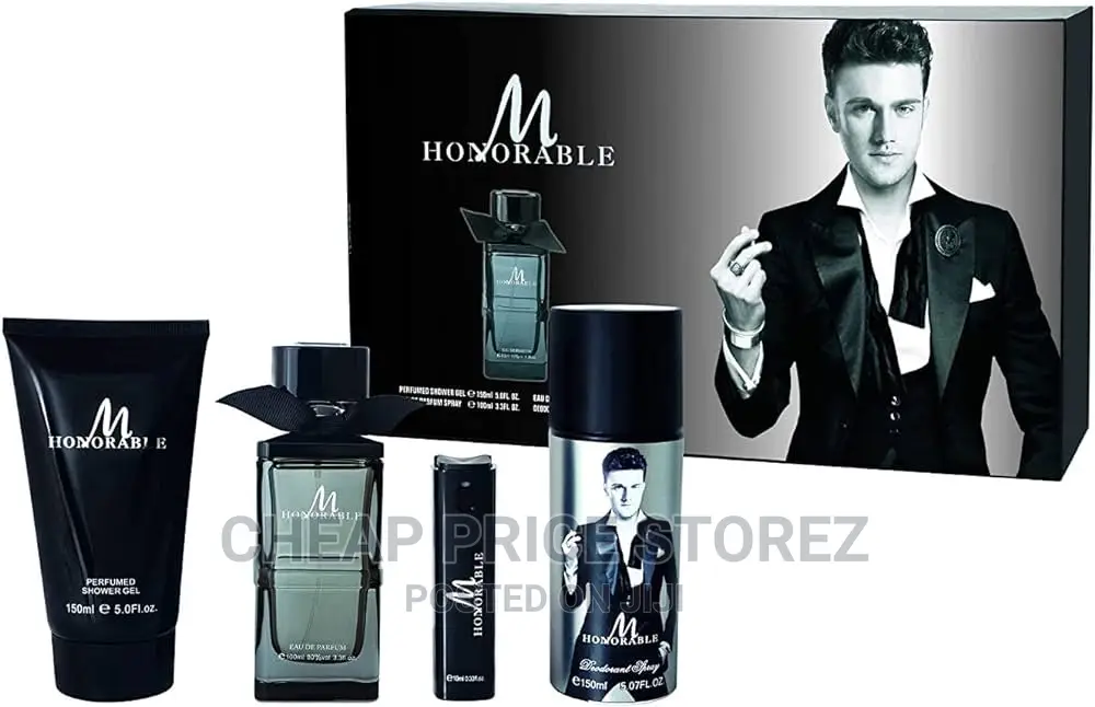 Honorable Perfum Man100ml Shower Gel 150ml,10ml Spray,150ml