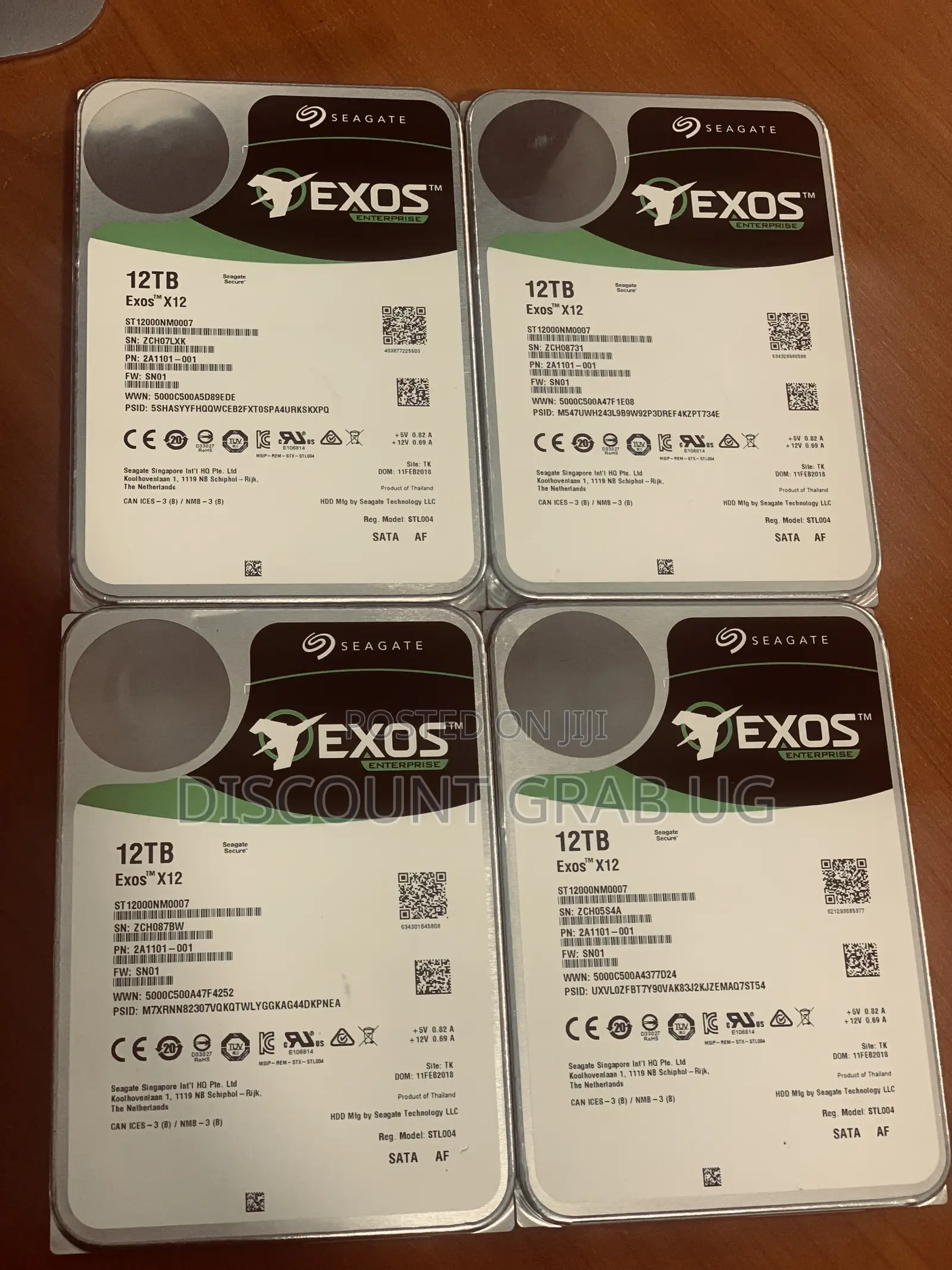 Seagate Exos 12tb Desktop Internal Harddrive