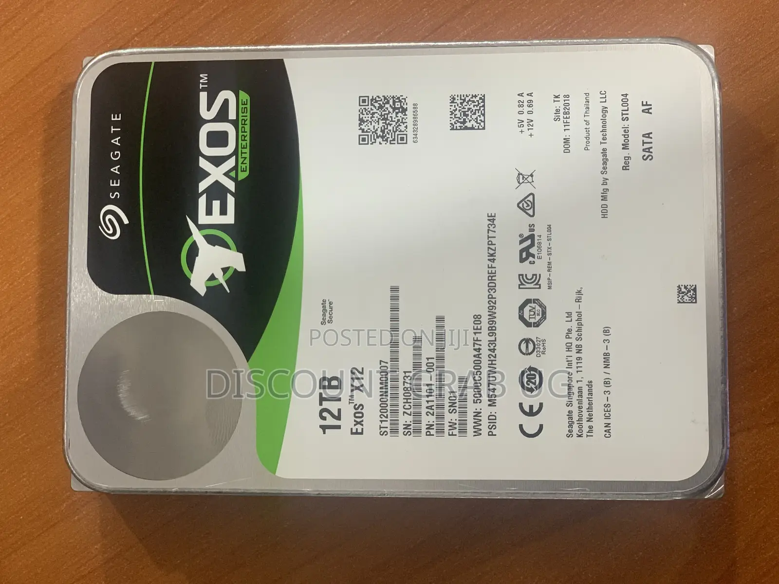 Seagate Exos 12tb Desktop Internal Harddrive