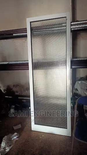 Aluminum Bathroom Door Full Glass
