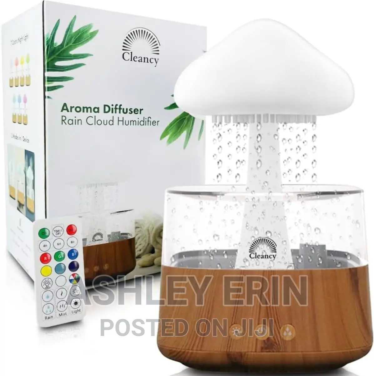 4 in 1 Aroma Diffuser Rain Cloud Mushroom Humidifier