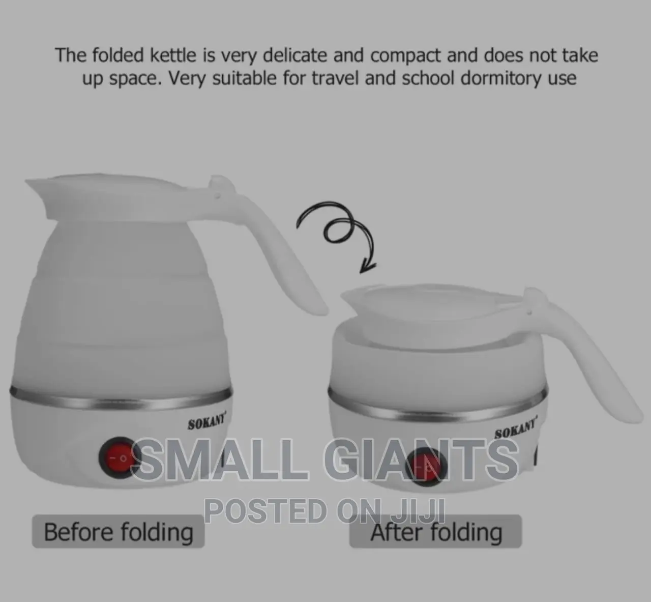 Sokany Travel Folding Kettle