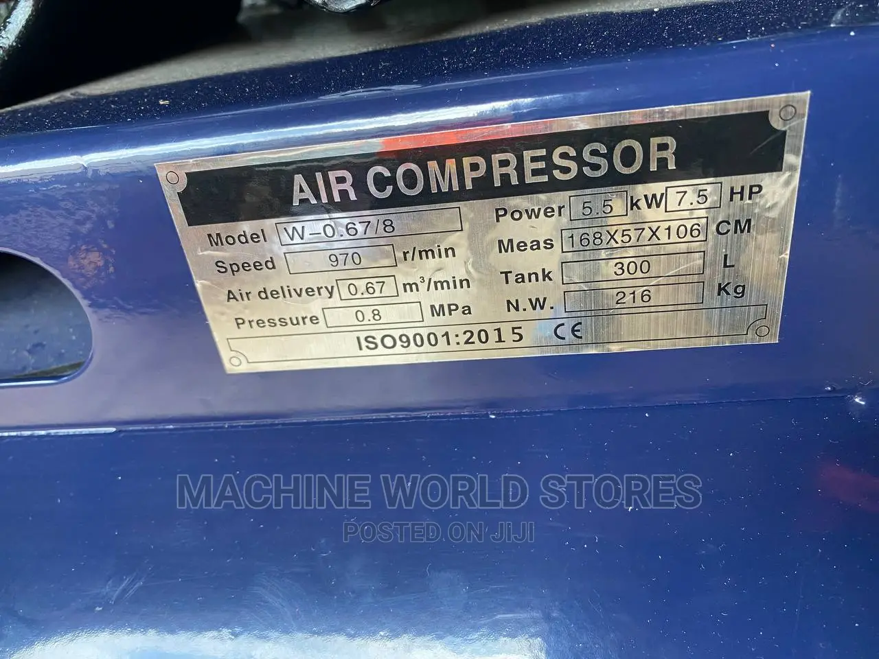 300ltrs Air Compressor 3pharse