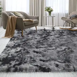 Fluffy Centre Carpet Gray