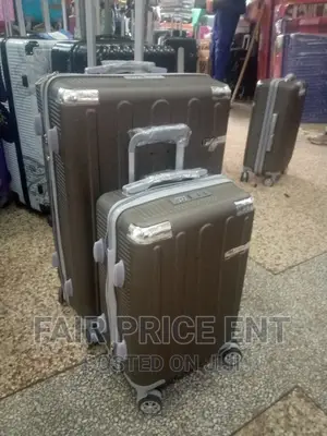 Orignal Vip Classy Plastic Suitcase.( Koffi Brown)