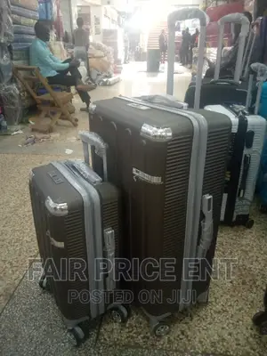 Orignal Vip Classy Plastic Suitcase.( Koffi Brown)