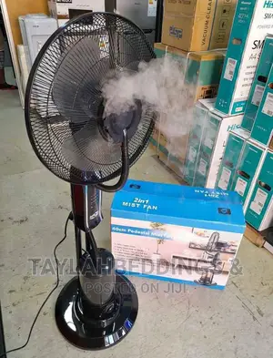 Misting Spray Pedestal Fan Humidifier Oscillating Tilt
