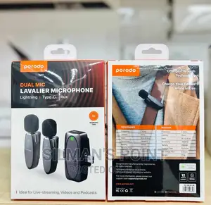 Porodo Dual Microphone Both Type C and Lightning