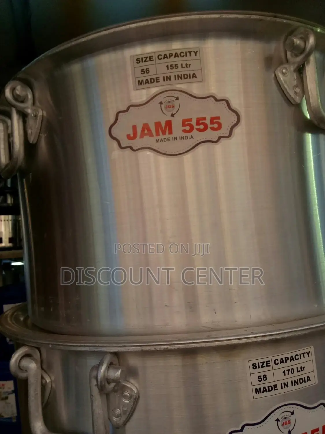 Saucepans/Pots Heavy Duty Extra Large 155liters