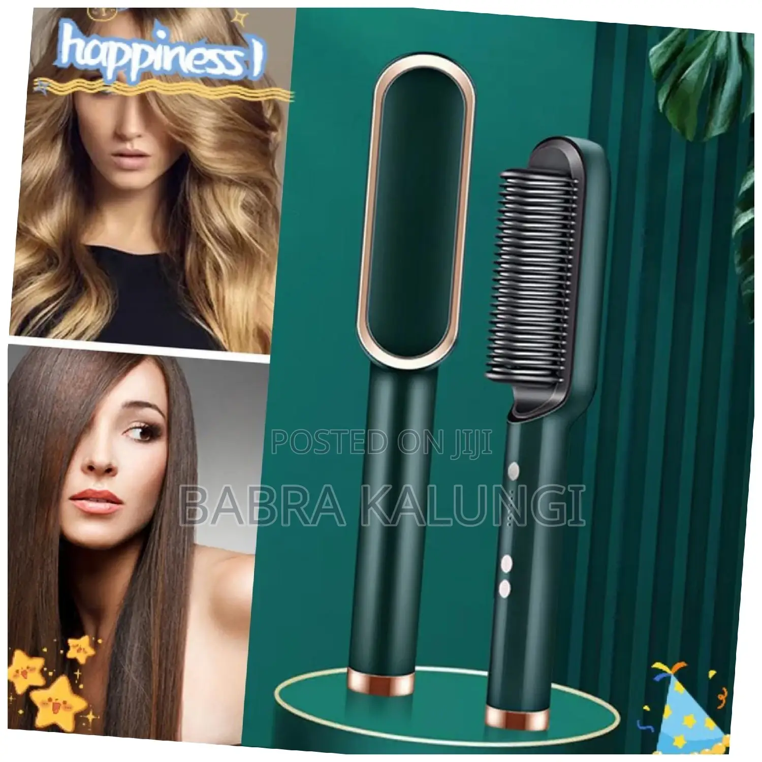2 in 1 Hair Straightener Comb