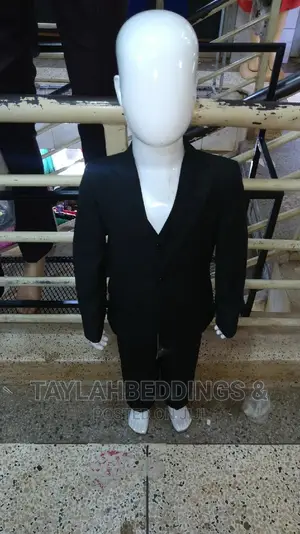 Boys Shawl Collar Blazer Waistcoat Pants Without Shirt