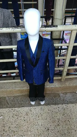 Boys Floral Suit Embroidered Wedding Blazer Party Tuxedo