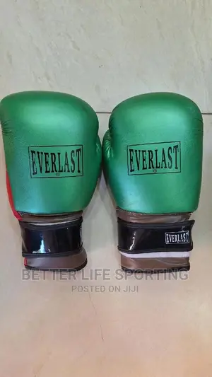 Boxing Gloves Everlast Green(Very Good Material)