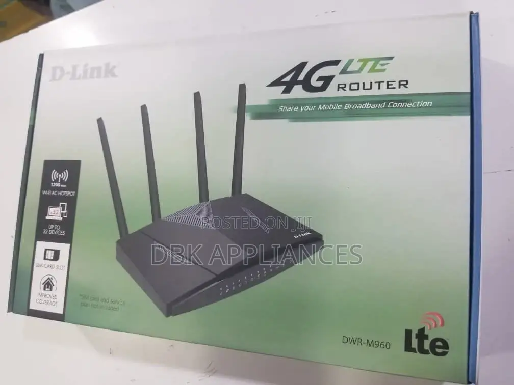 Dlink M960 Simcard Routers Available Lastest Model