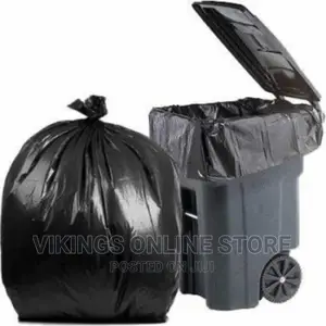 Black Garbage Trash Bags 20 Pieces Set