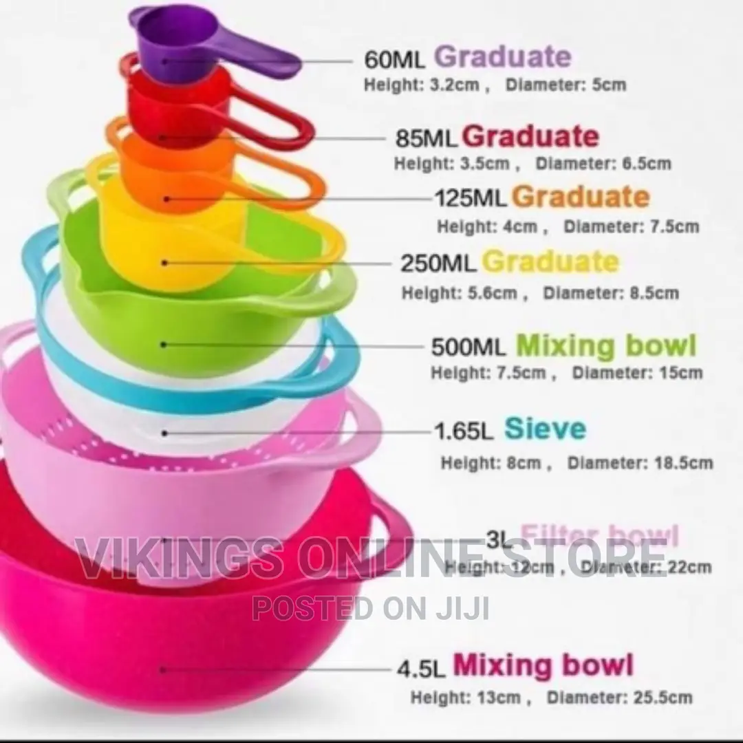 10 In1 Measuring Bowl/Sieve Cups