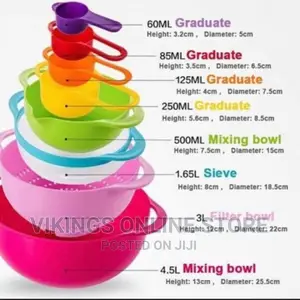 10 In1 Measuring Bowl/Sieve Cups