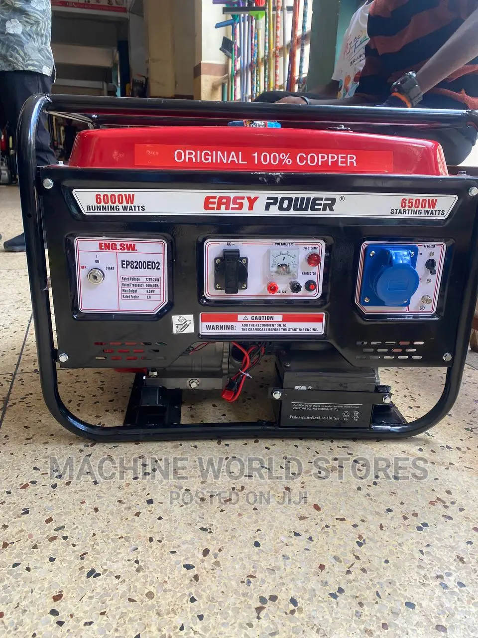 6.5kw Generator (100%Copper) Easy Power Japan