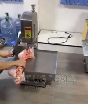 Commercial Meat Bone Cutting Saw Machine - Silver