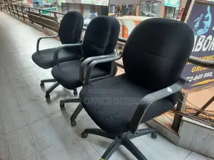 Office Short Backs Chairs, 3 Pieces