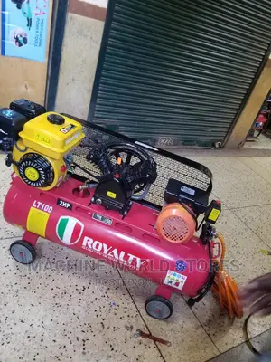 Combined Petrol and Electric Air Compressor
