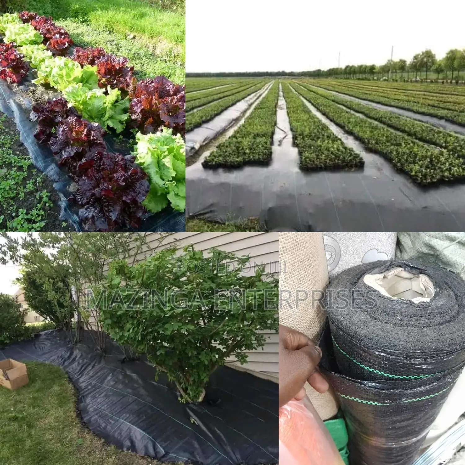 Pp Wooven Weed Barrier Landscape Fabric 2x100mtrs