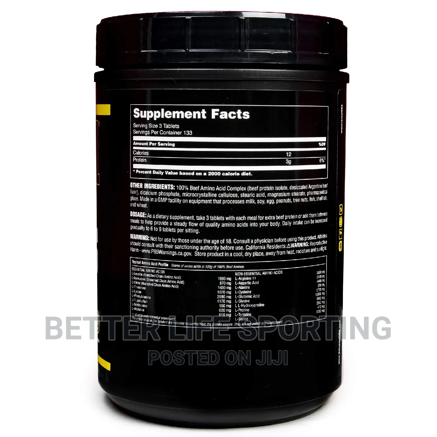 Universal 100% Beef Aminos Tablets