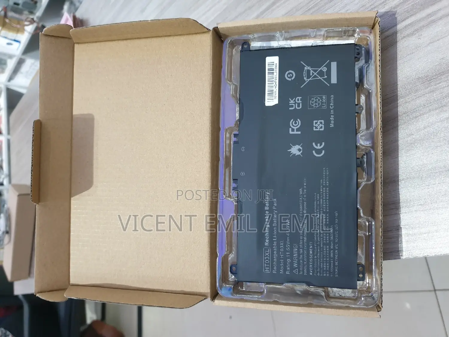 Hp Laptop Battery HT03XL for HP Pavilion 15-Cs