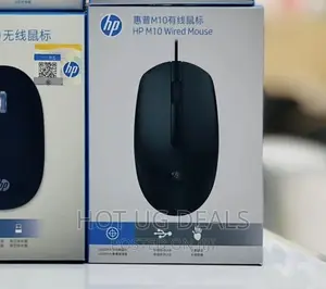 Original Hp Wired Mouse M10 – Black