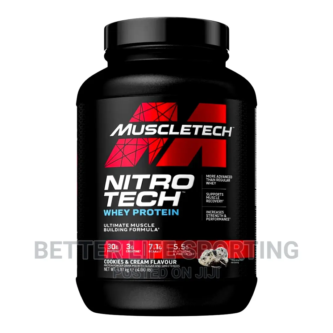 Nitro Tech Whey Protein 4 Lbs(1.8 Kgs)