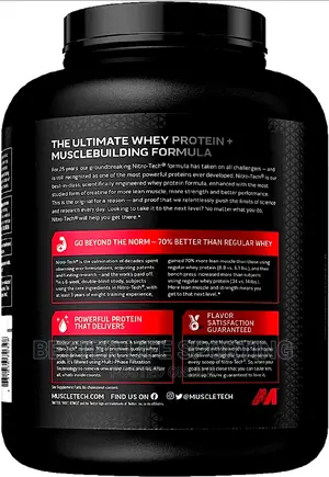 Nitro Tech Whey Protein 4 Lbs(1.8 Kgs)
