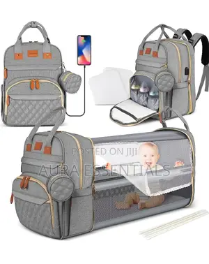 2 in 1 Multifunctional Baby Mummy Diaper Bag