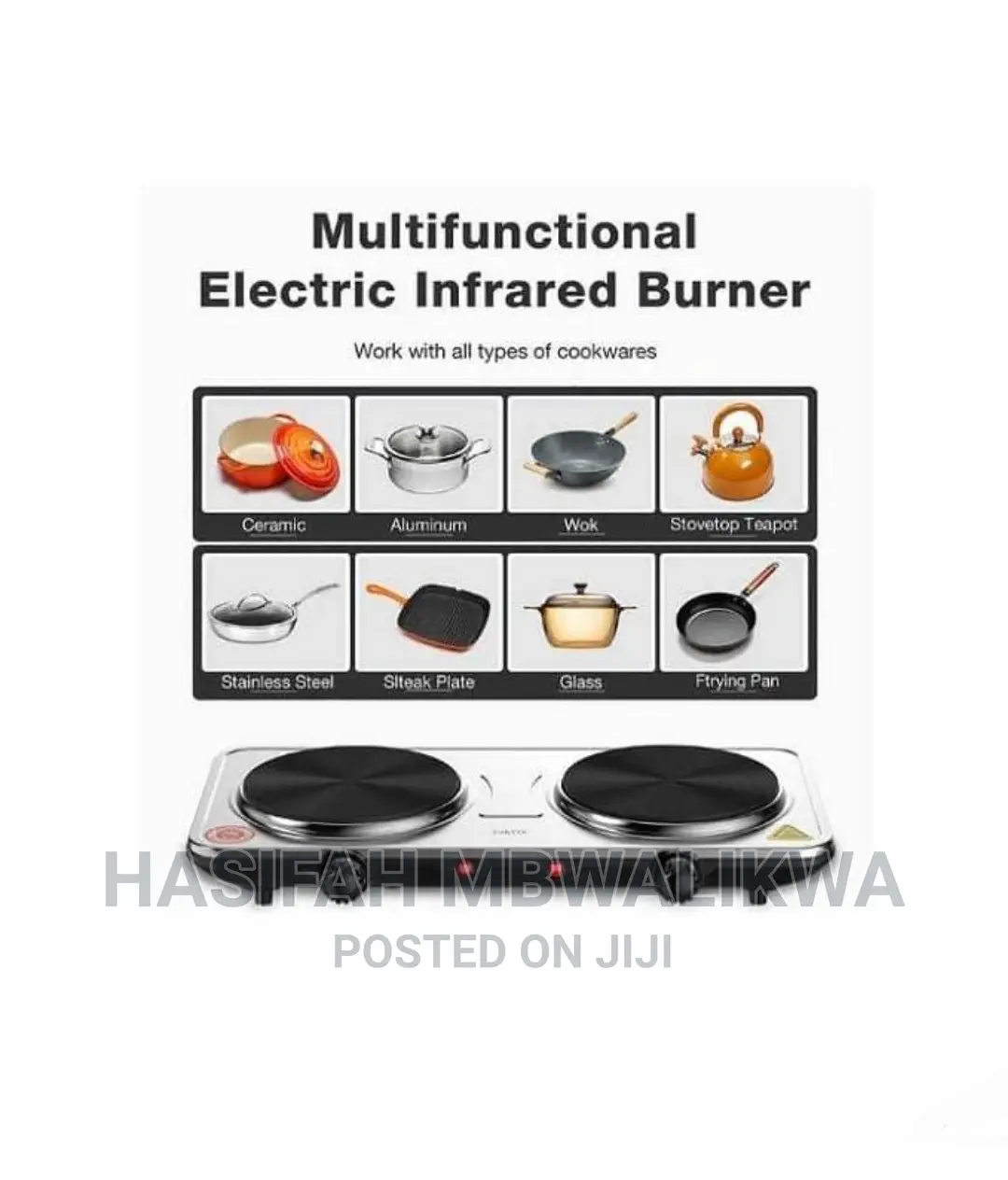 Sokany 2 Burner Electric Stove
