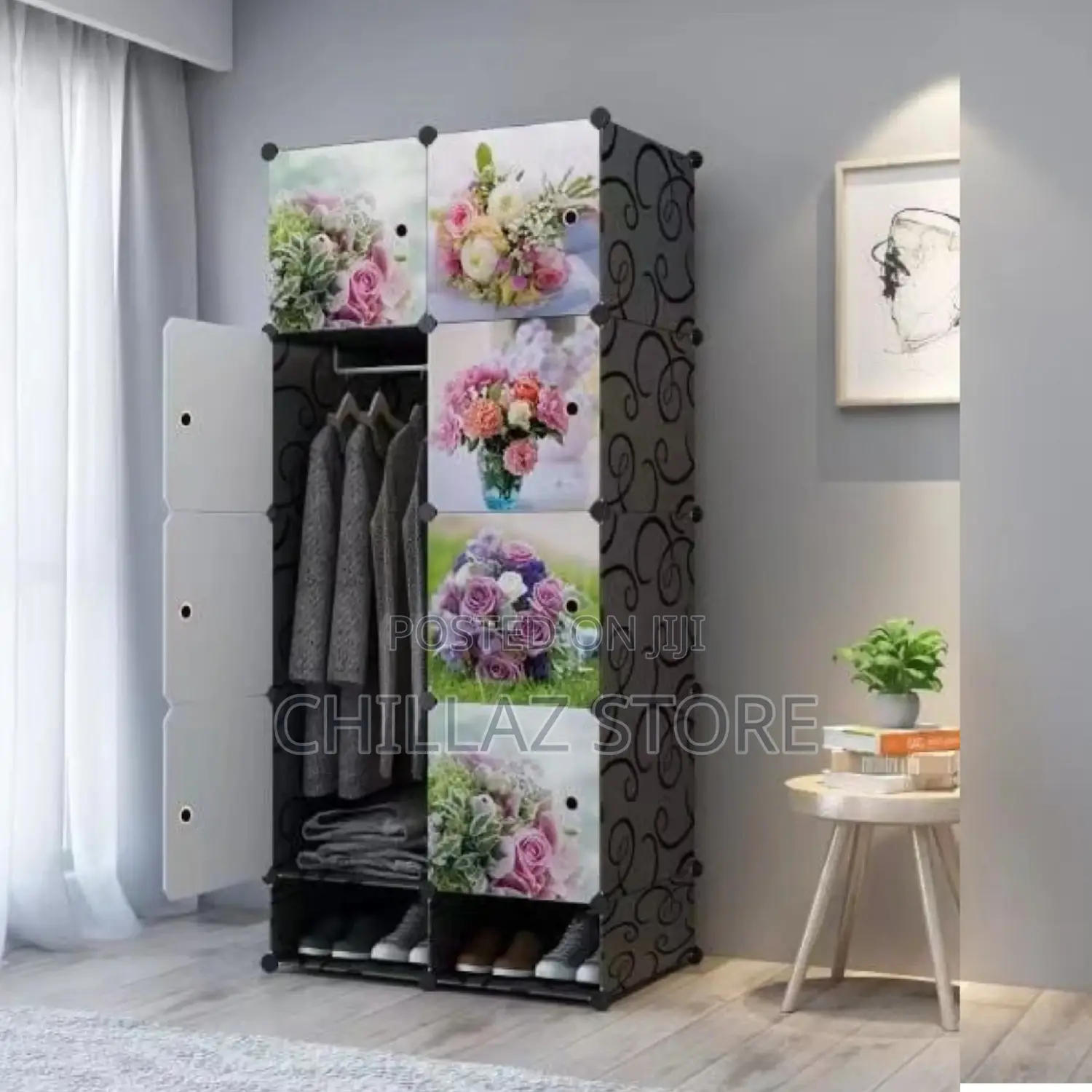 2columns Plastic Wardrobe.