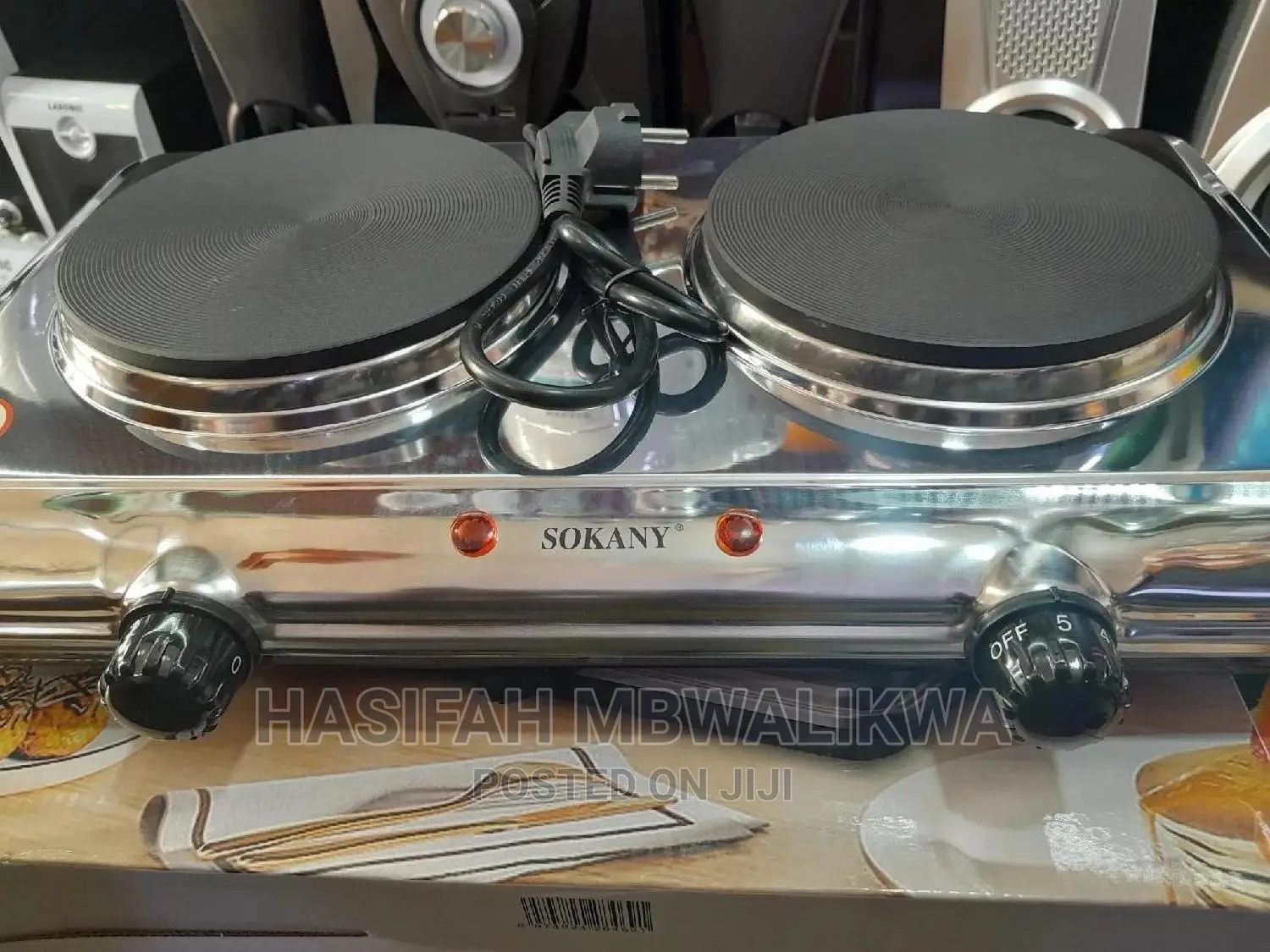 Sokany Electric Double Stove - 2000W