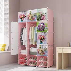 3 Columns Plastic Wardrobe.