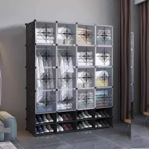 4columns Plastic Wardrobe.