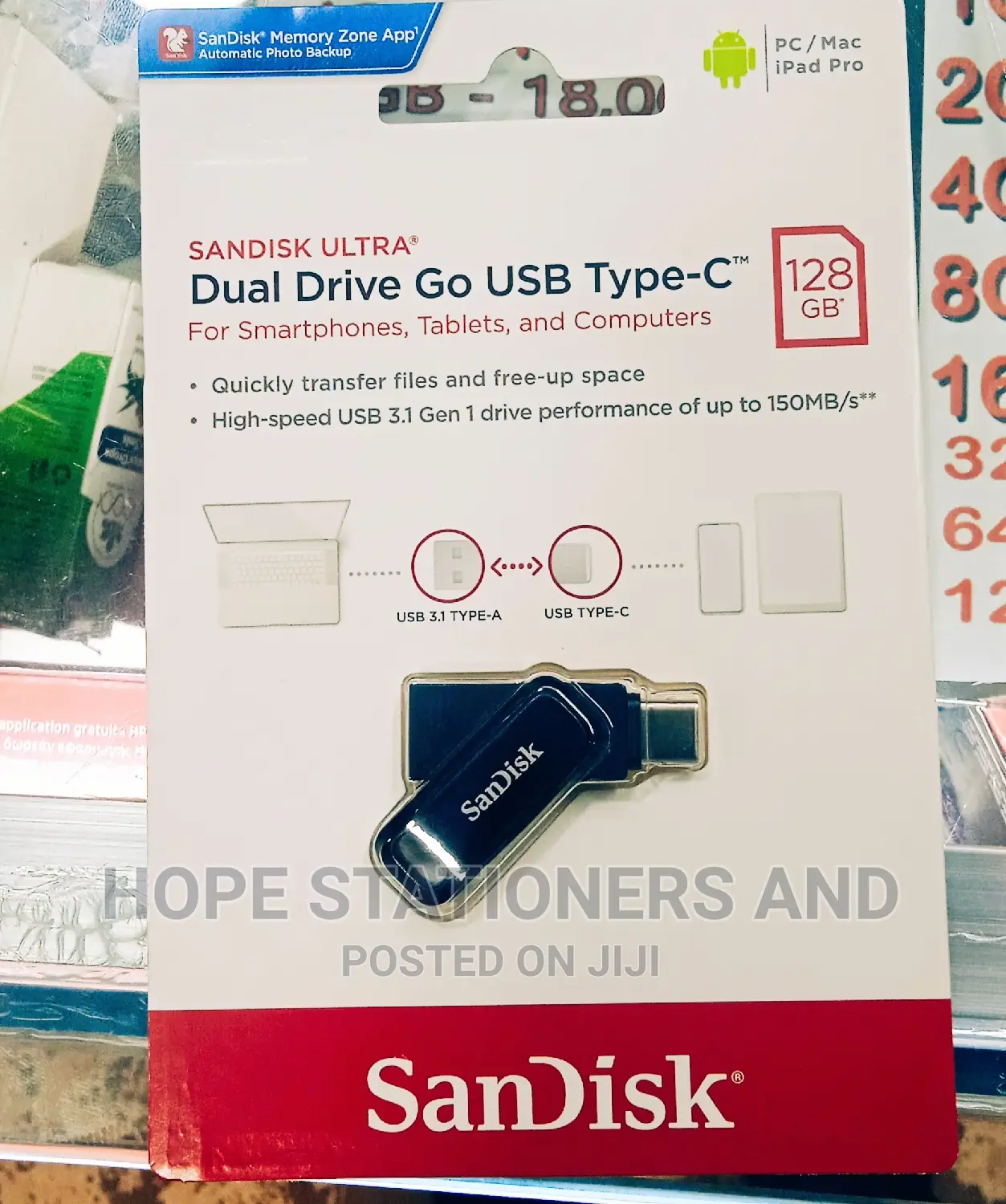 Type C Otg Flash 128gb