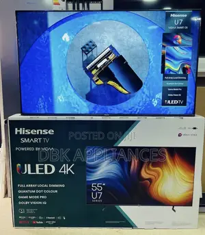 Hisense 55inch Uled Quantum Dot TVS Beyi Powa