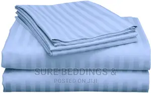 6*6 Stripped Cotton Bedsheets