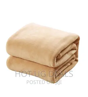 5x6 Fleece Warm Blanket - Camel Brown