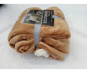 5x6 Fleece Warm Blanket - Camel Brown
