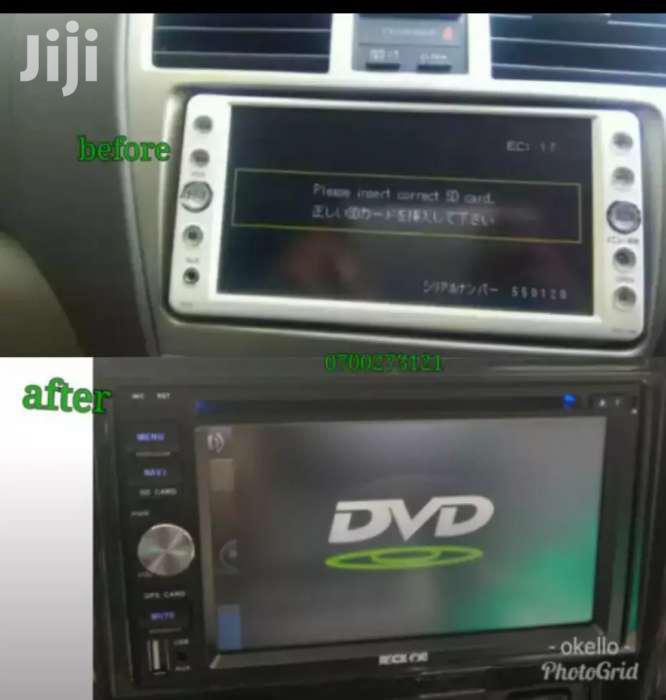 Car Radio Before and After