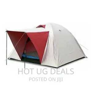 Portable Family 3 Person Camping Tent, Multicolor