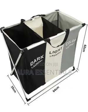 TRI Compartment Sorting Laundry Hamper