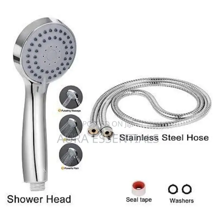Handheld High Pressure Water Saving Shower Head.