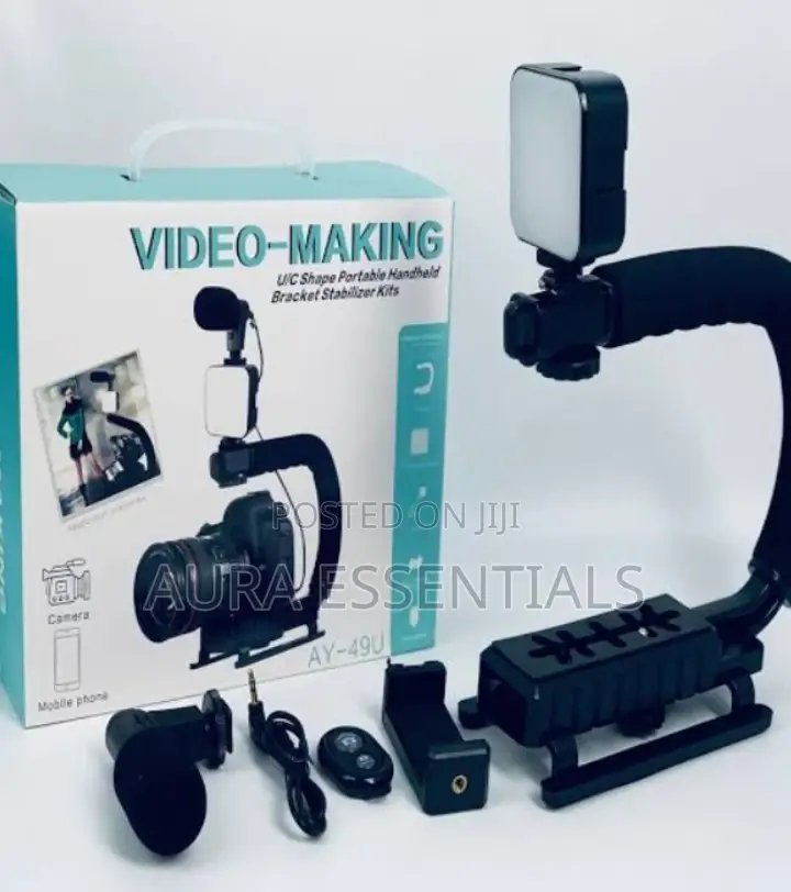 Portable Camera Stabilizer, Fill Light, Microphone Bracket